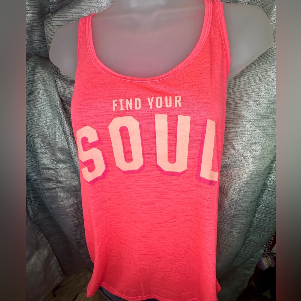 Old Navy Active Go Dry Racerback Semi-Fitted Hot Pink Tank Top ~ Medium